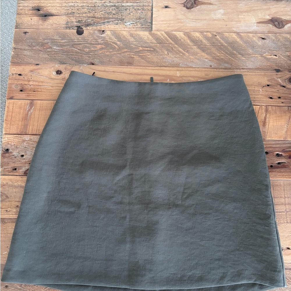Wilfred Olive Green Mini Skirt